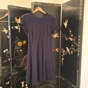 Banana Republic Navy Blue A-Line Dress Size 10